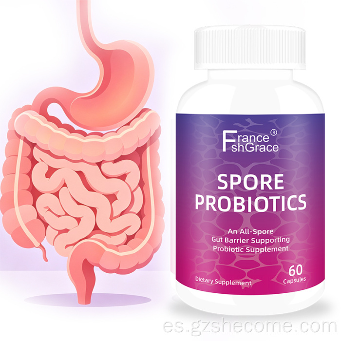Shecome Spore Probióticos Cápsulas Suplementos para la salud intestinal
